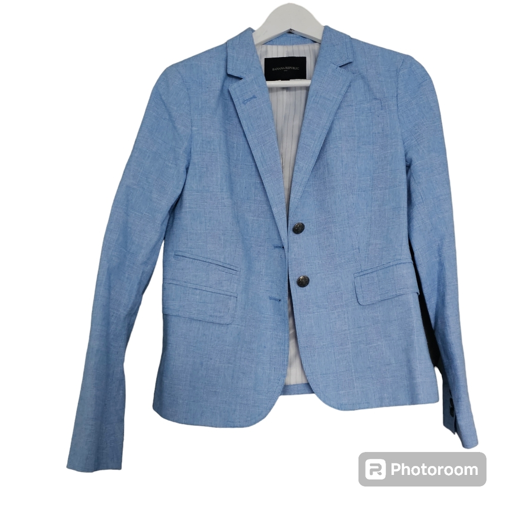 Banana Republic blazer size 2 light blue